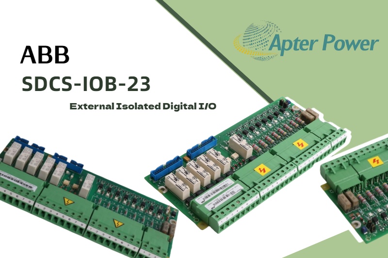 ABB SDCS-IOB-23: A chave para soluções robustas de E/S industriais