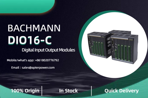 Streamlining Automation with the DIO16-C BACHMANN I/O Module